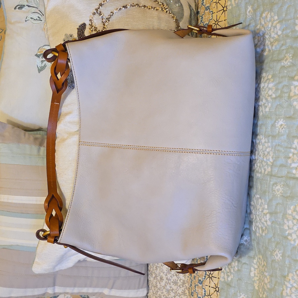 Dooney & Bourke Florentine Leather Twist Sac Shoulder Bag - Picture 2 of 6